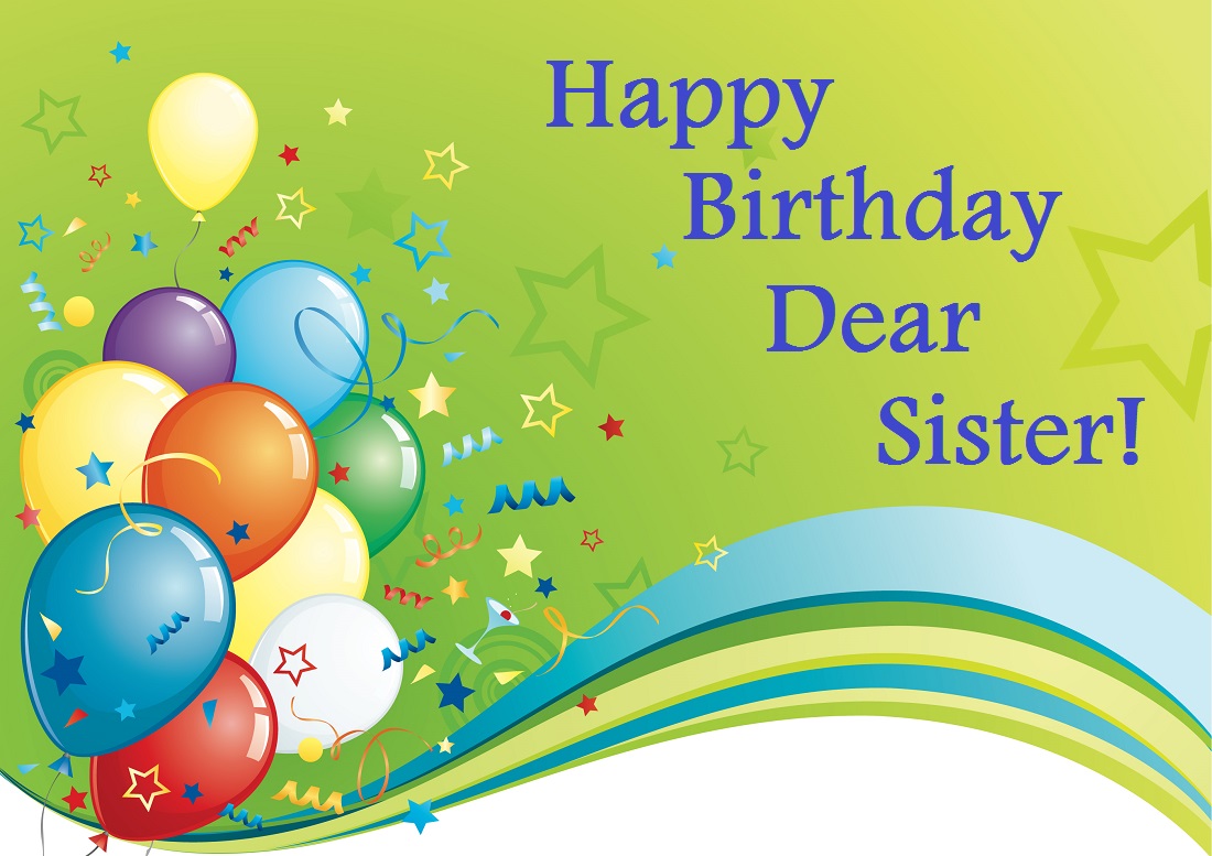 birthday message for sister 2017