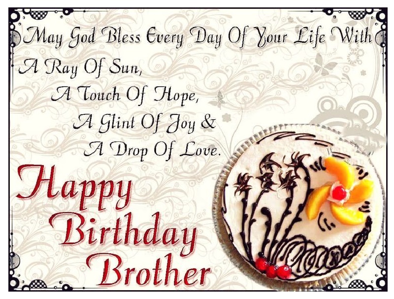 birthday wishes for brother 2017