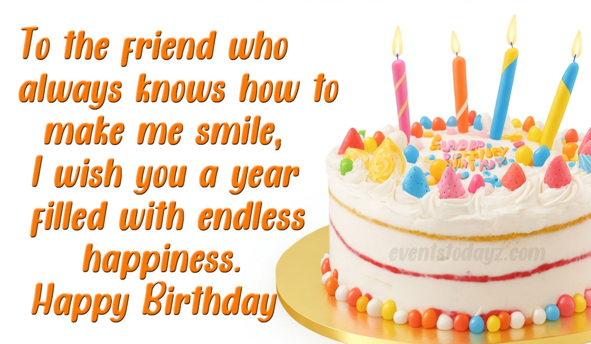 Happy Birthday My Friend Images With Wishes & Messages