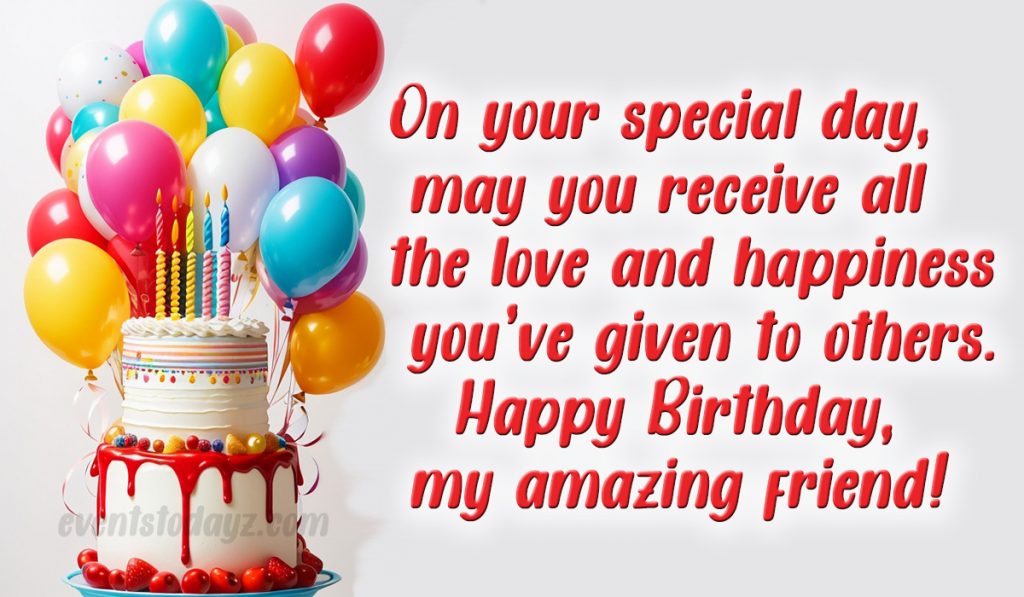 happy birthday friend wishes