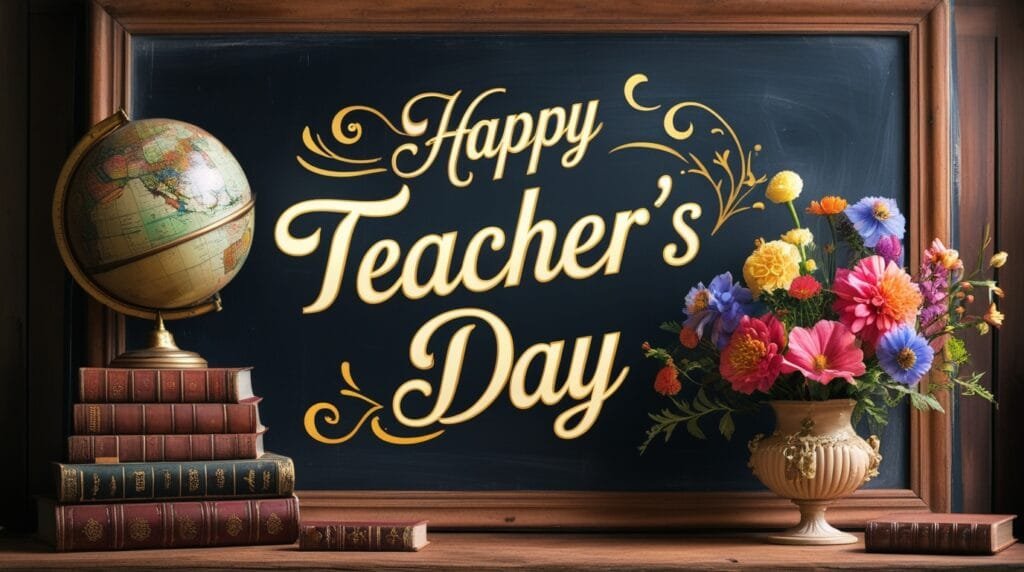 happy teacher's day image 2025