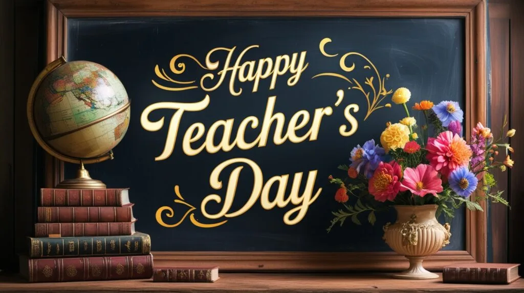 happy teacher's day image 2025