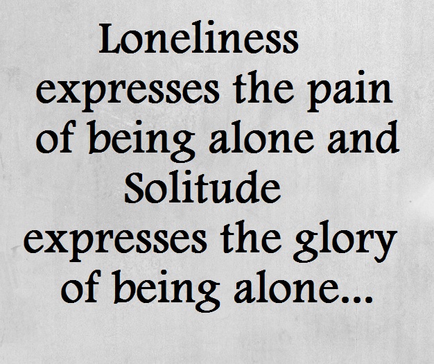 quotes about being alone image