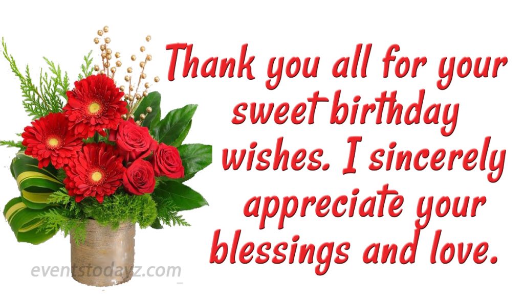 thanks for your wishes