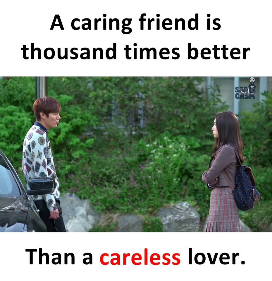 A Caring Friend is better than careless lover image