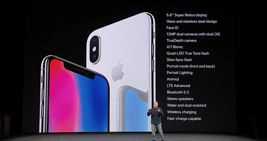 Apple iPhone X features image