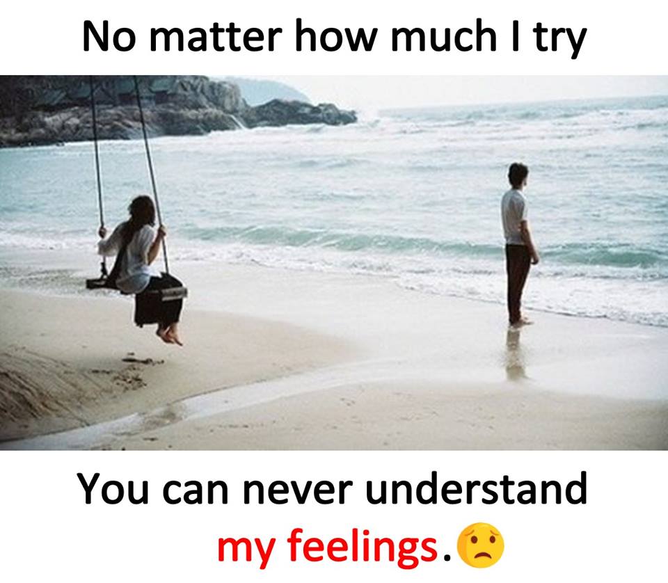 You can never understand my feelings wallpaper