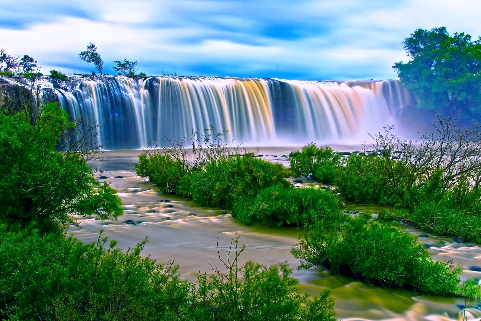 Amazing waterfall image