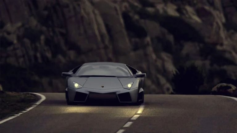 Black Lamborghini hd wallpaper