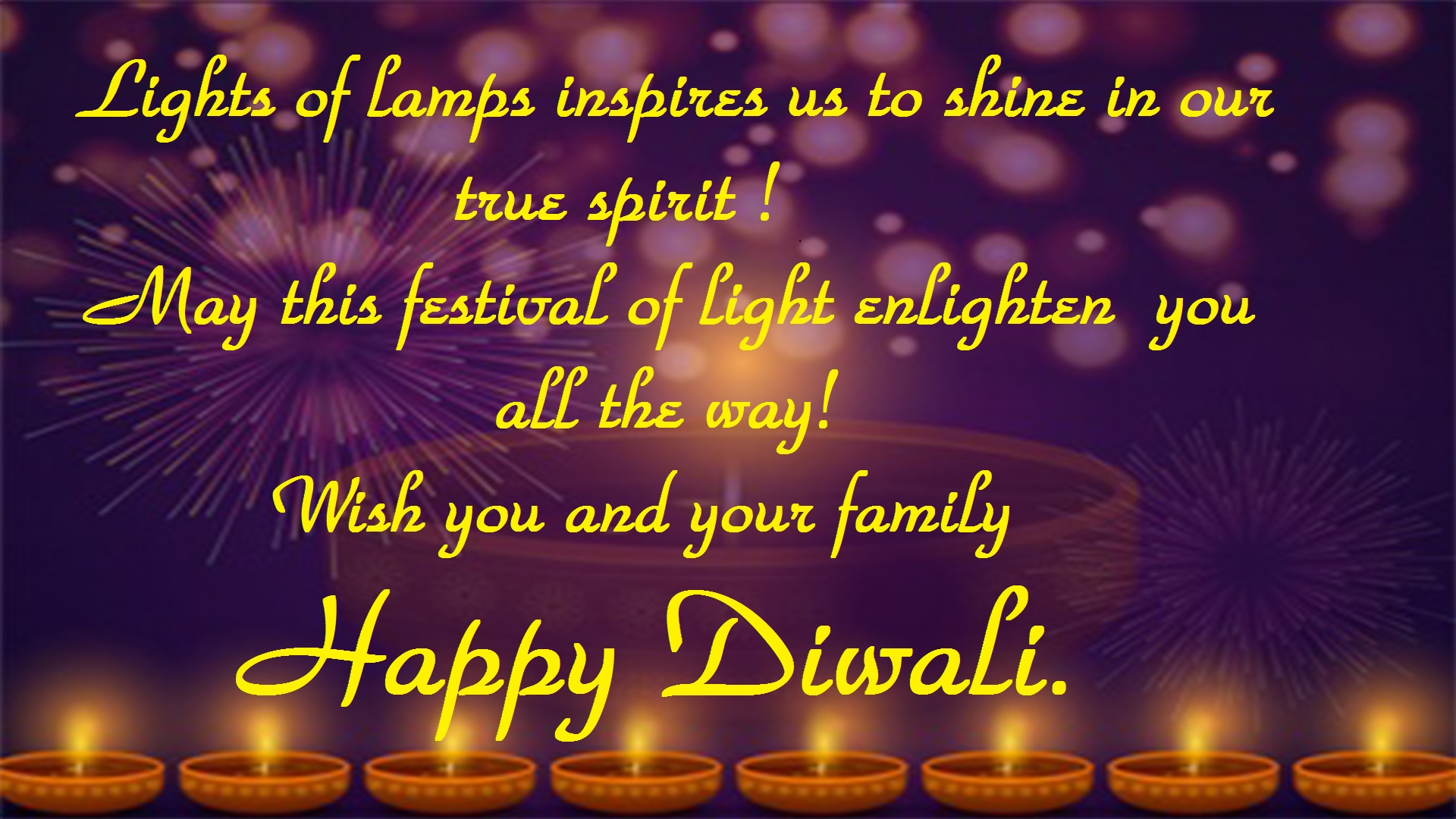 greeting card for diwali 2017 image
