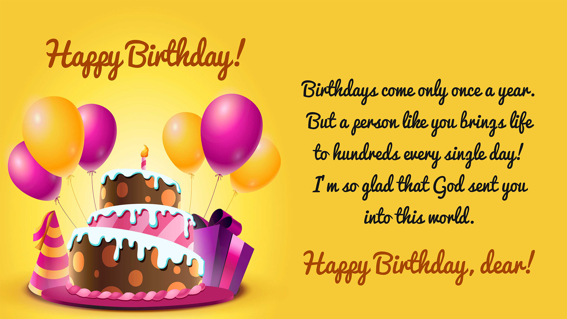 Happy Birthday Wishes Images Birthday Greetings & Messages.
