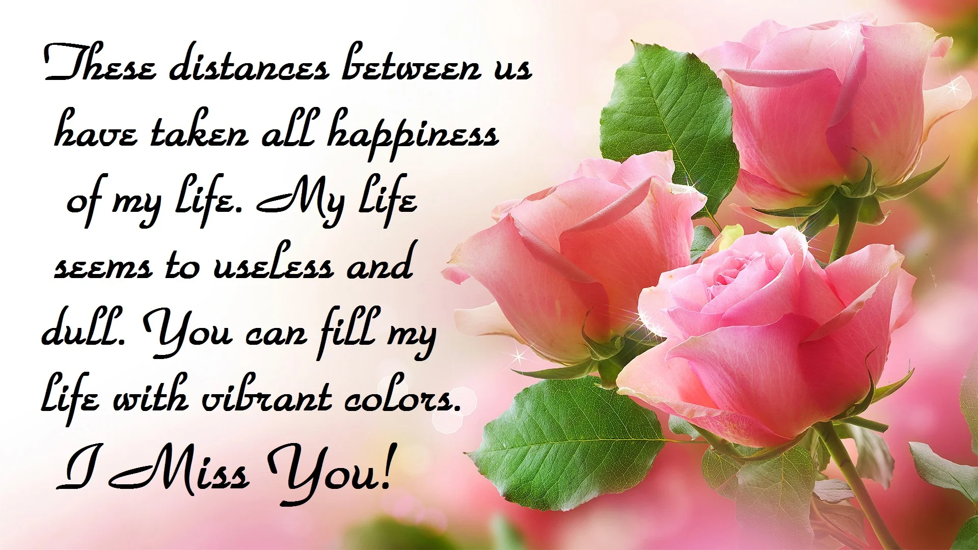miss u messages picture hd
