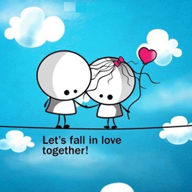 Lets Fall In Love cute love images