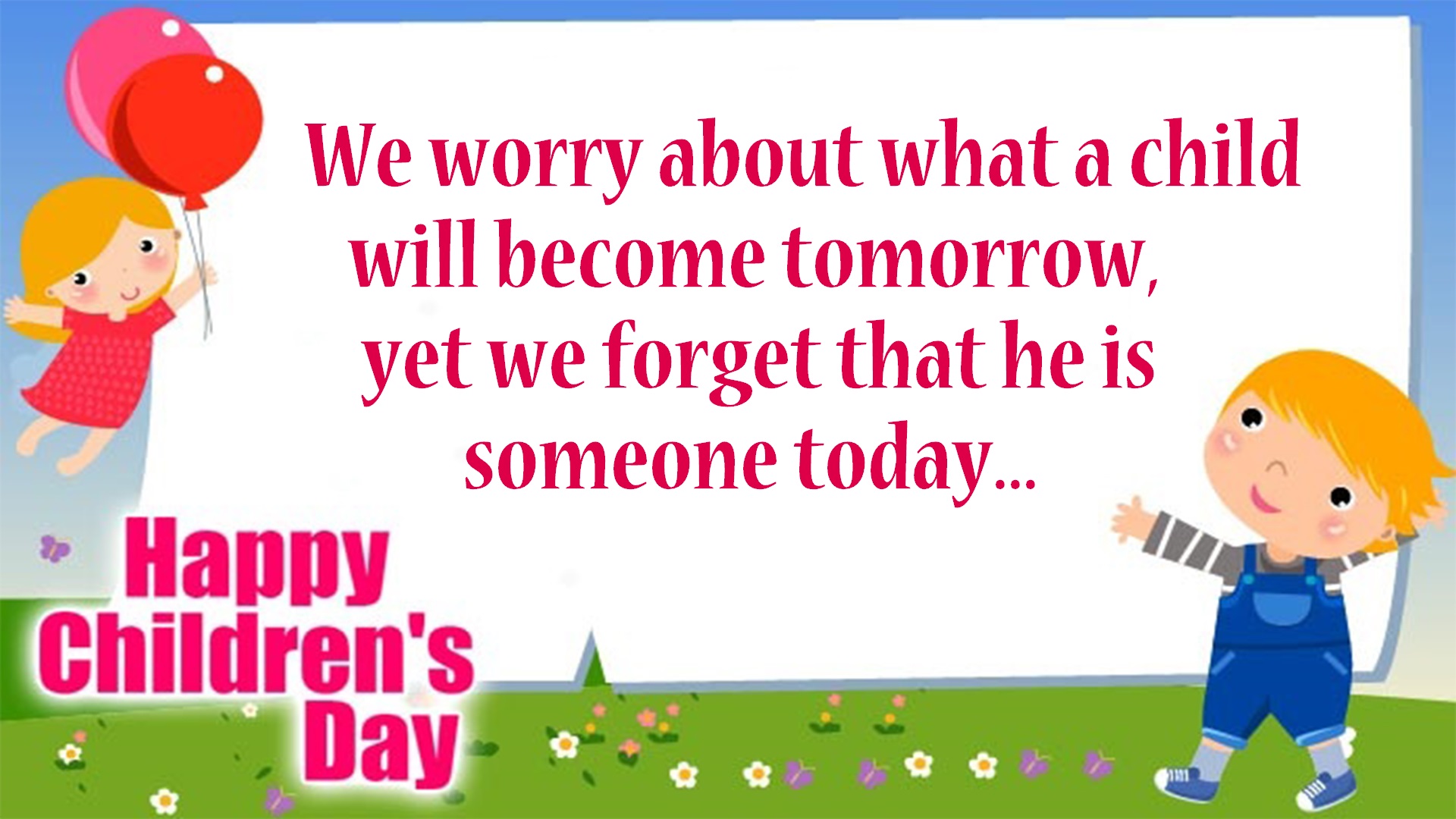 childrens day quotes picture hd