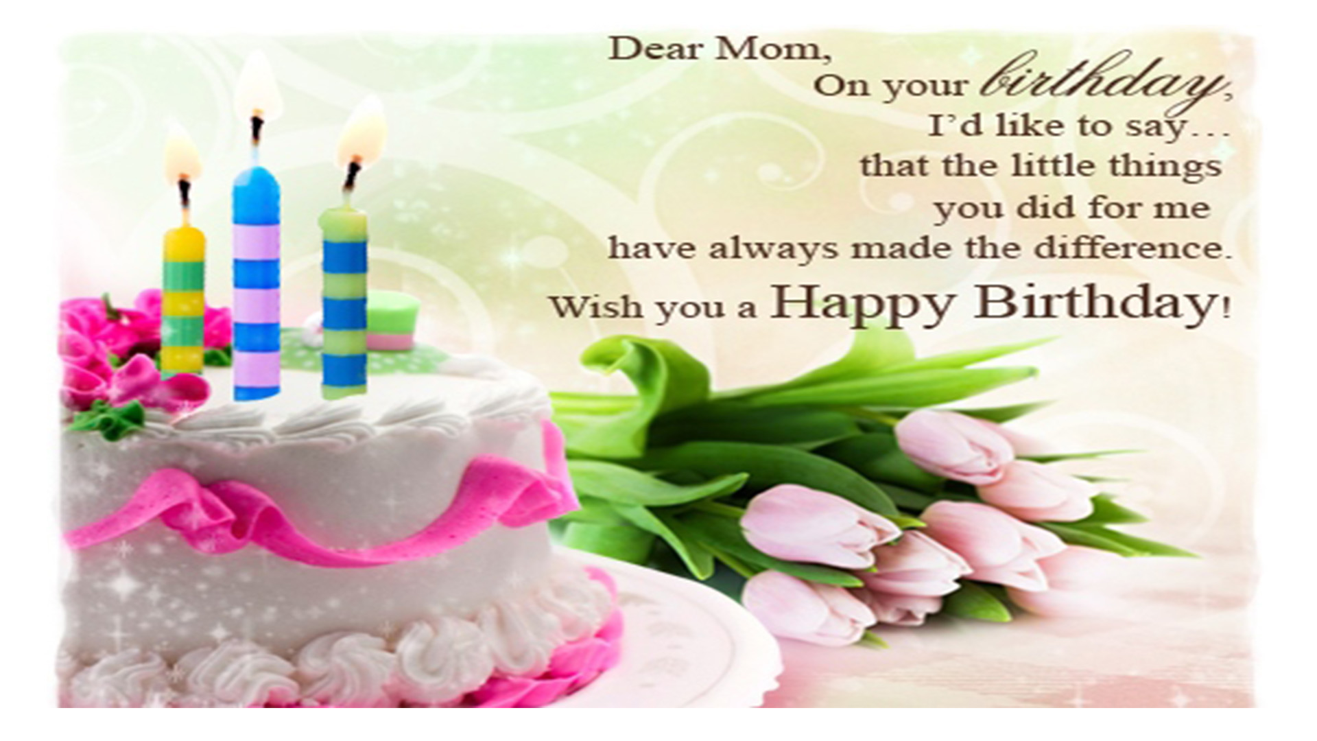 Happy Birthday Mom HD Images | Birthday Wishes for Mother