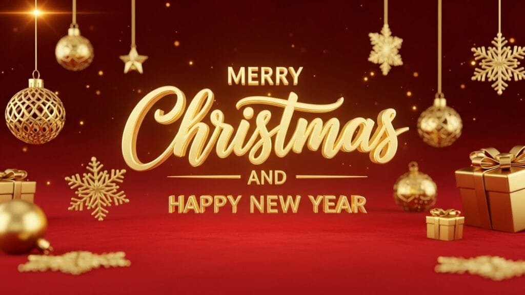 merry christmas and happy new year