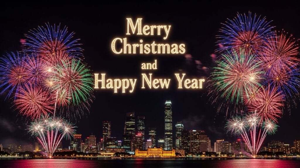 merry christmas and new year 2026