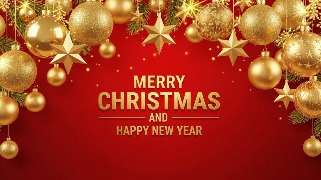 new year and christmas image