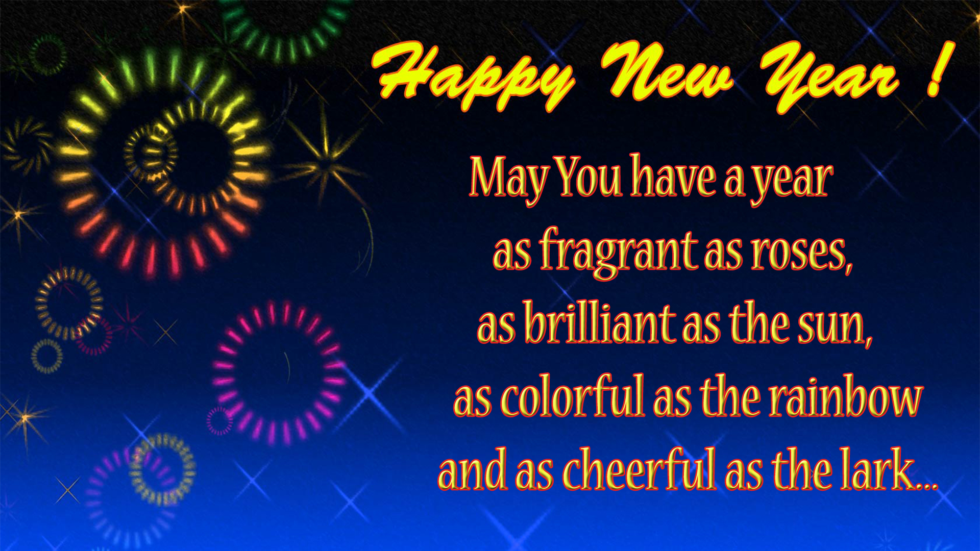 wishes for new year 2018