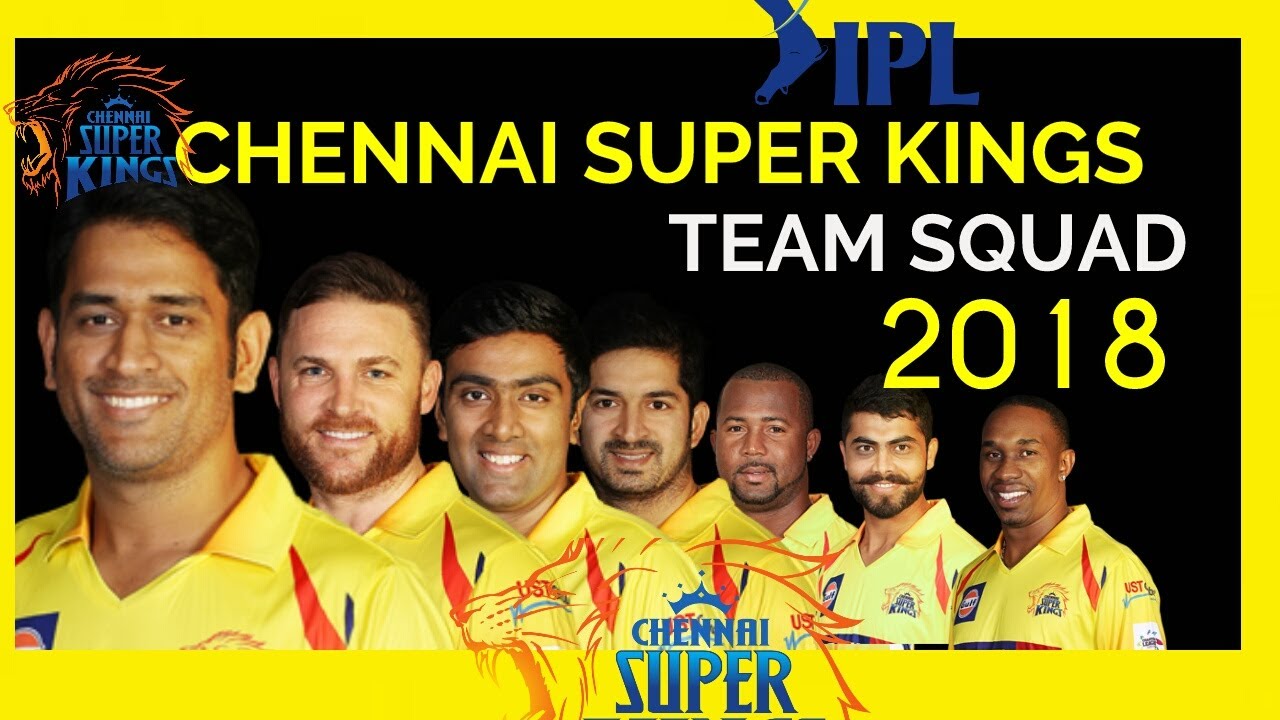 Chennai Super Kings Team 2018