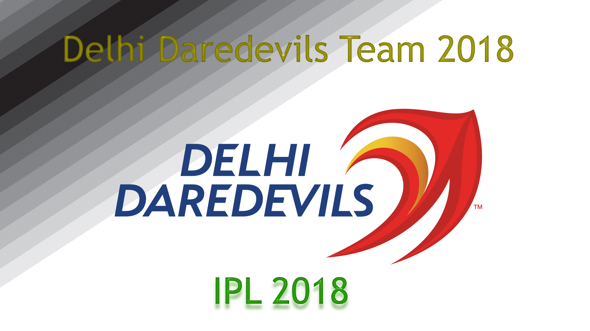 Delhi Daredevils Team 2018