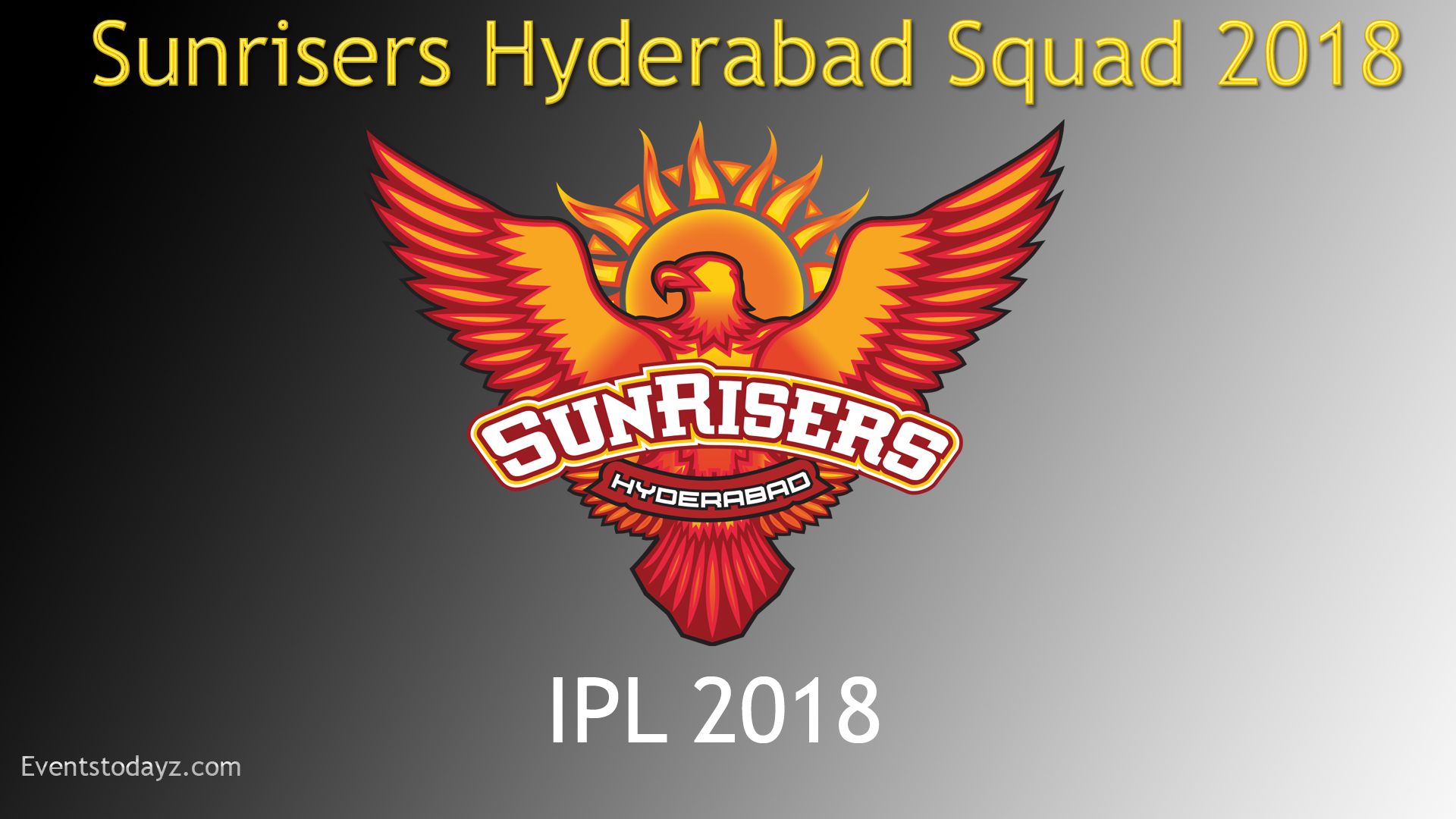 Sunrisers Hyderabad Team 2018 Players squad