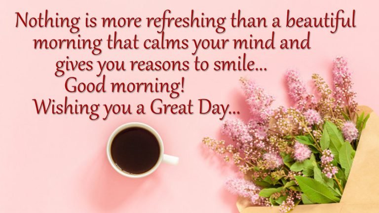 good morning message image
