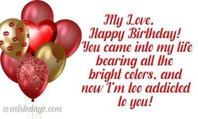 happy birthday my love image