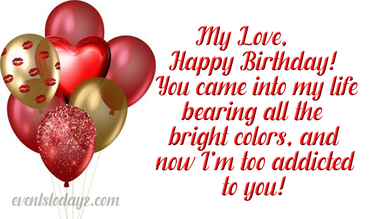 Birthday Wishes for Lovers Images | Happy Birthday My Love
