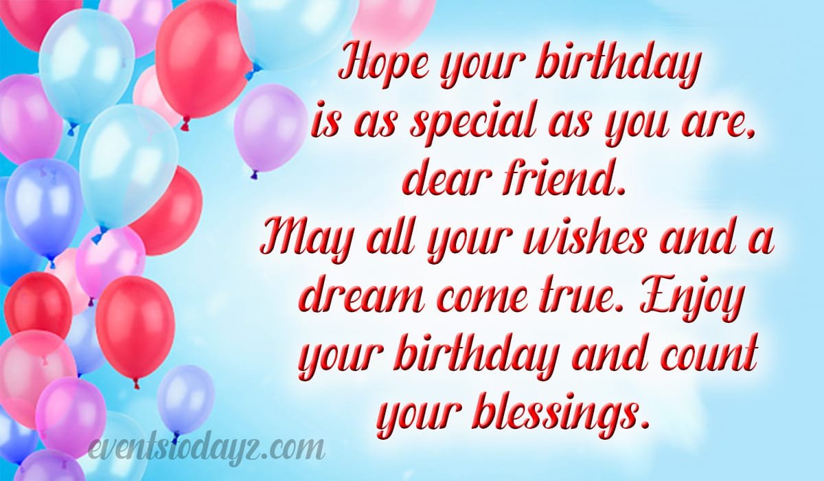 Happy Birthday Wishes For Friend | Birthday Quotes for Friend