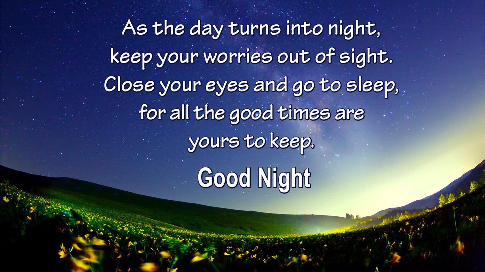 good night messages image