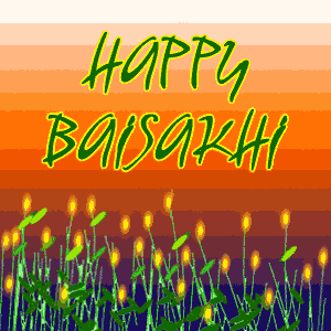 happy baisakhi animated image