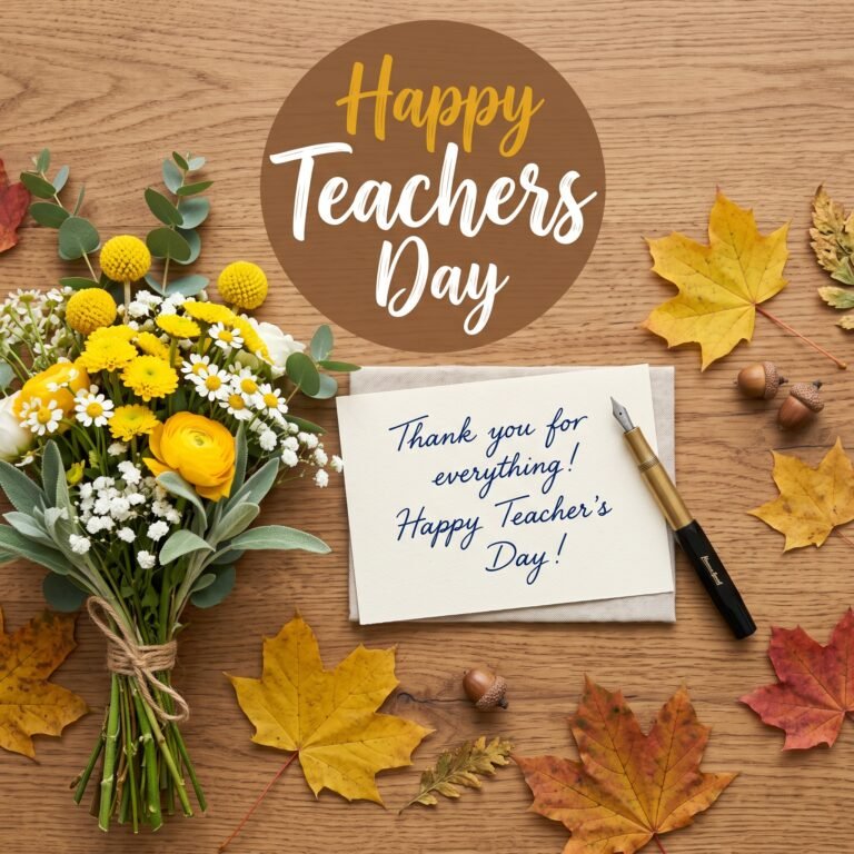 thank you card for teacher