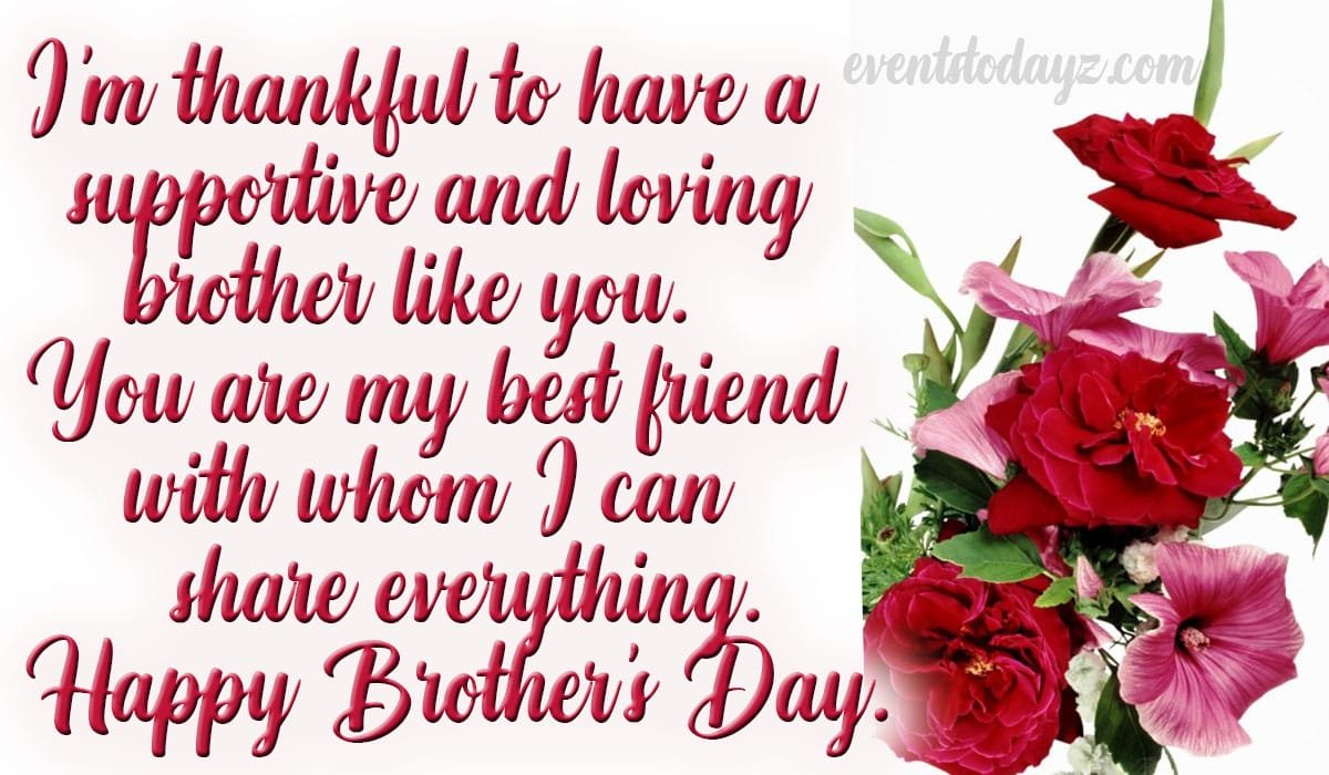 Happy Brothers Day Wishes, Greetings & Messages Images