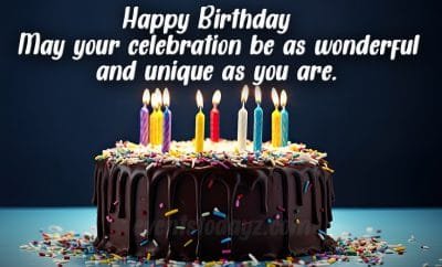 happy bday greetings short image