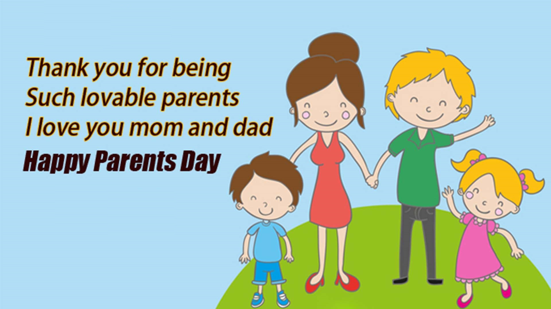 happy parents day hd image