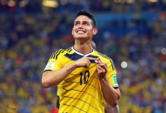 James Rodriguez Colombia 2018 Fifa World Cup
