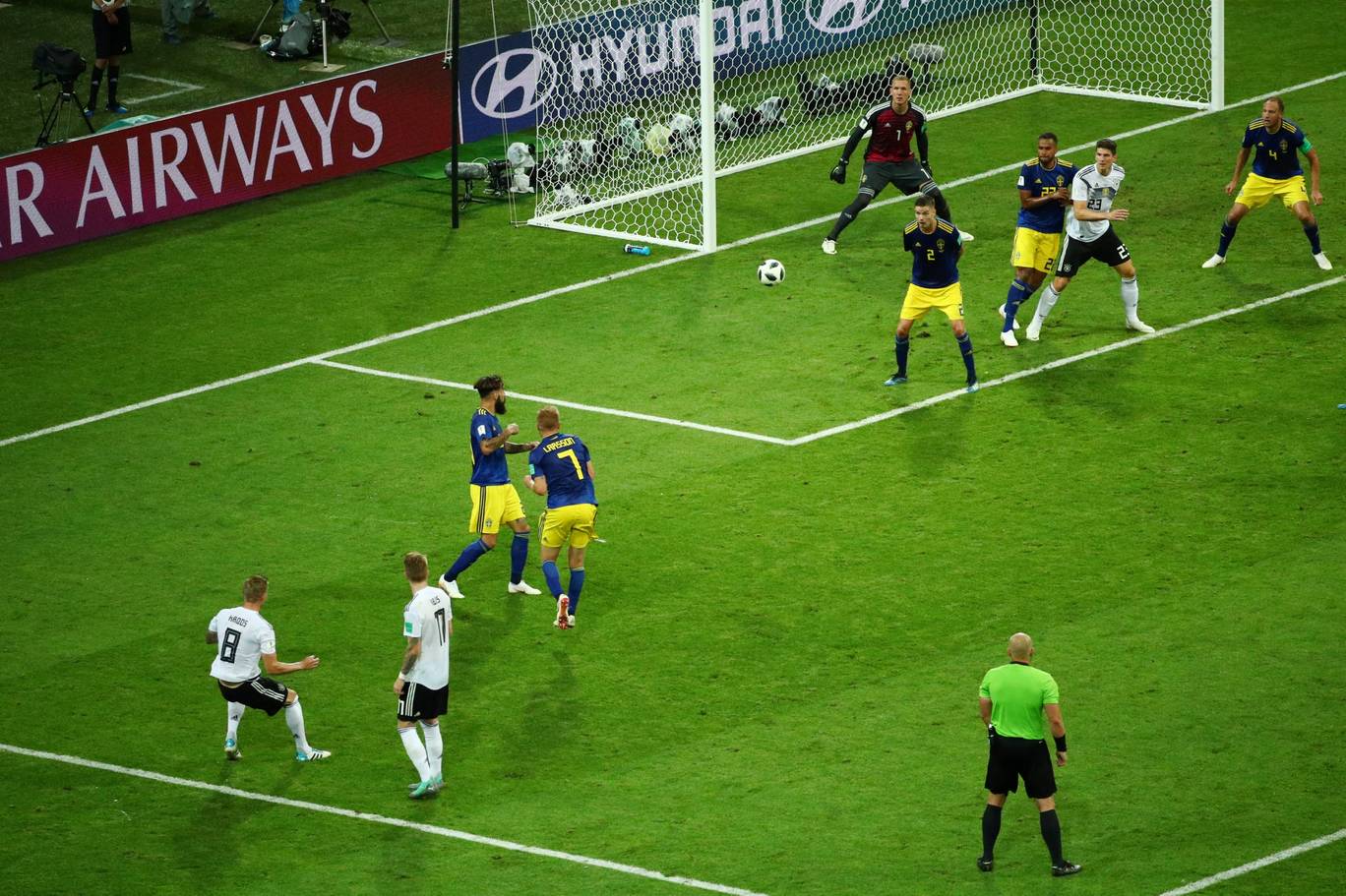 Toni Kroos Free Kick vs Sweden 2018 World Cup