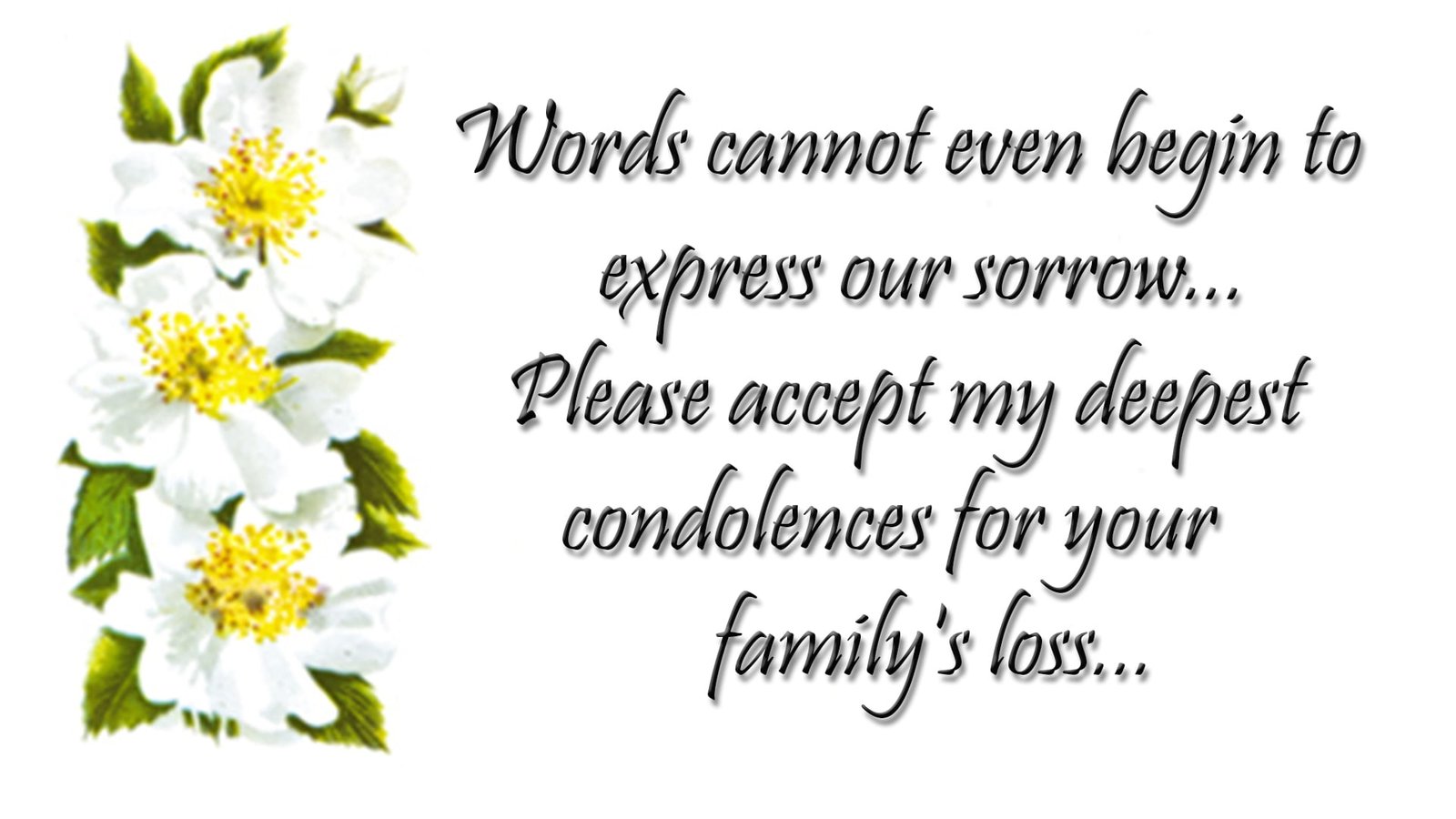 condolences message image