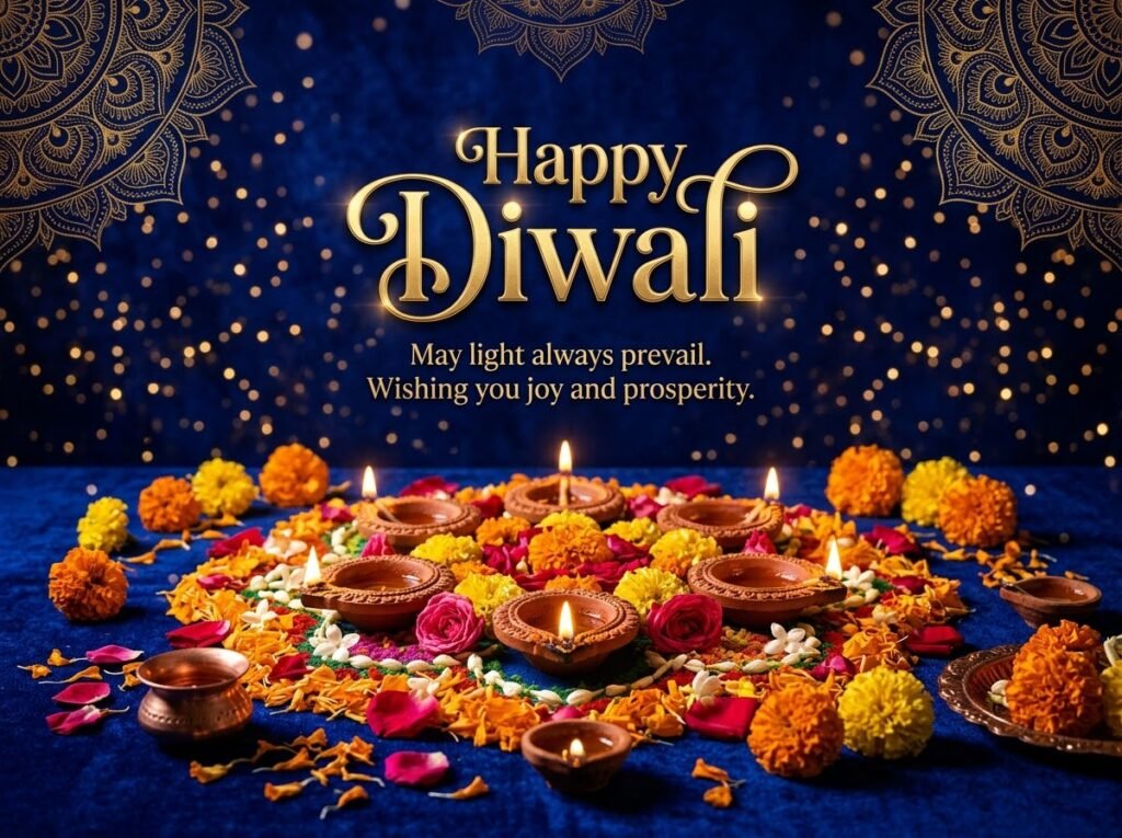 diwali wishes card