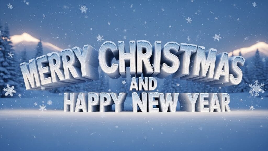 merry christams and a happy new year