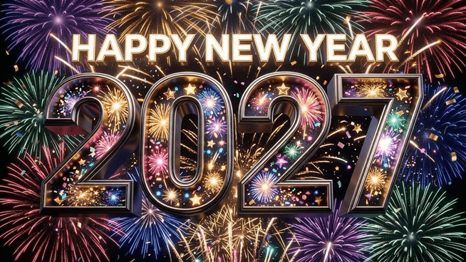 happy new year 2027 image