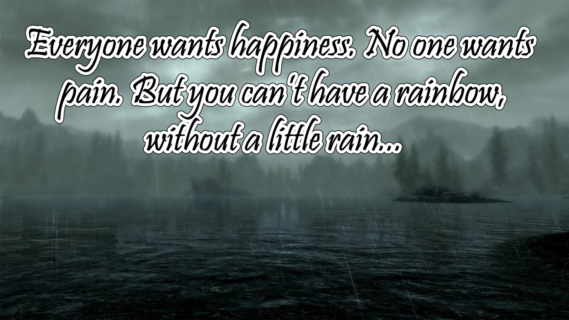 beautiful rain quote hd picture