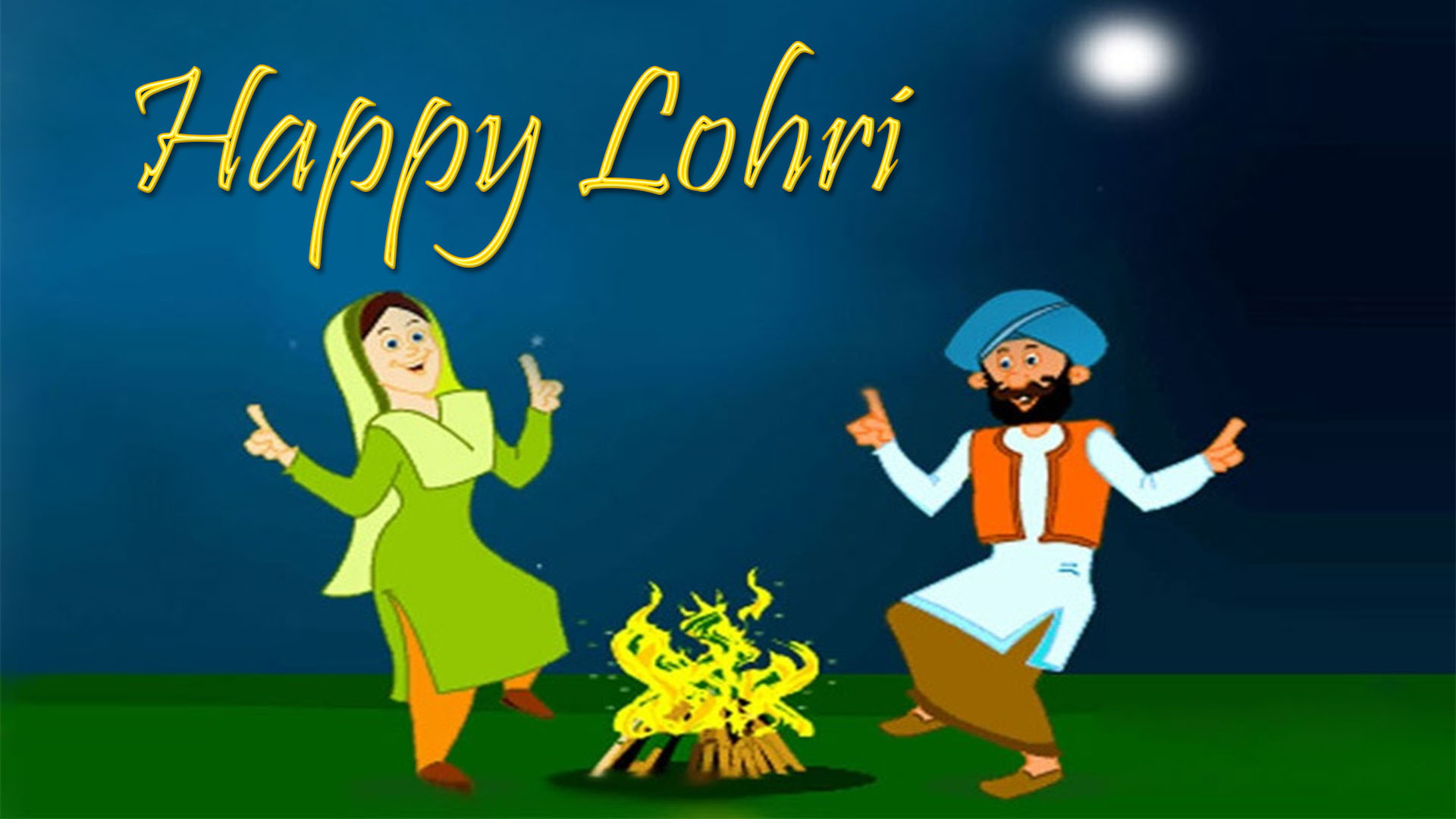 happy lohri hd image 2019