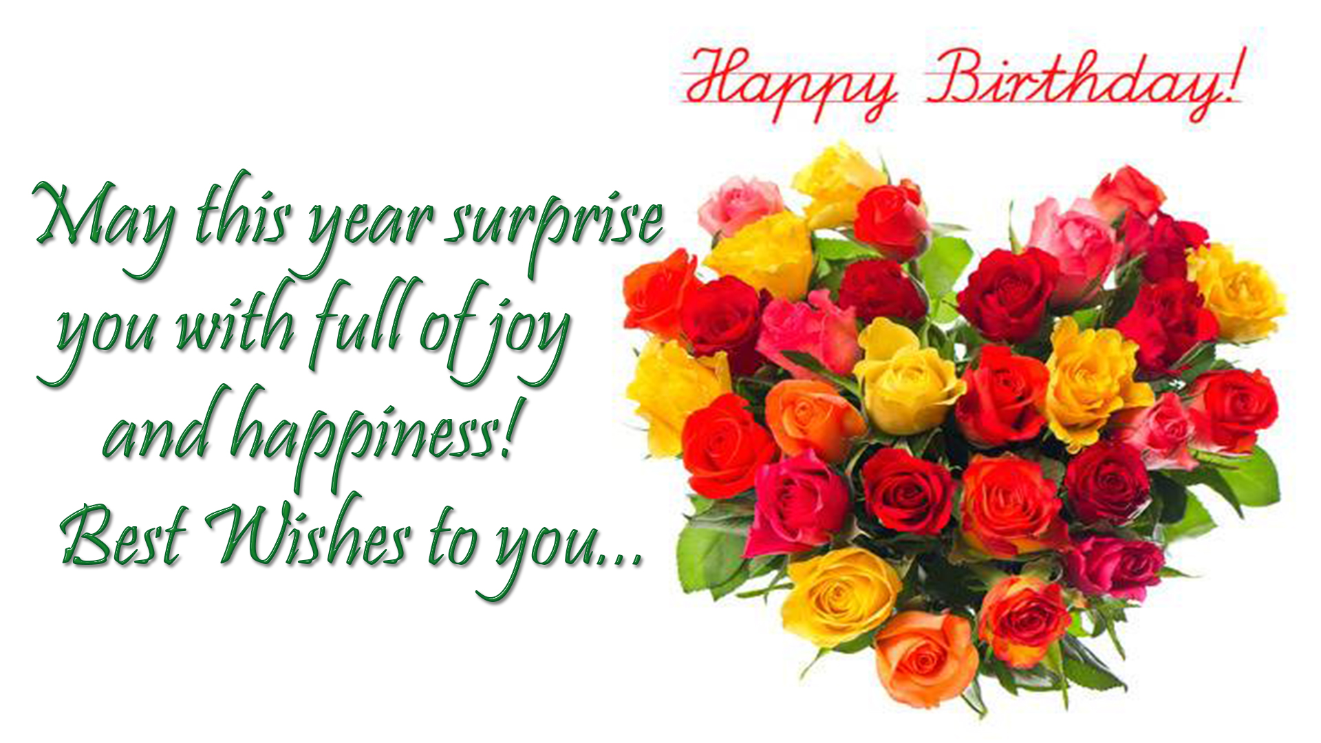 Happy Birthday Wishes Images | Latest Birthday Greeting Cards