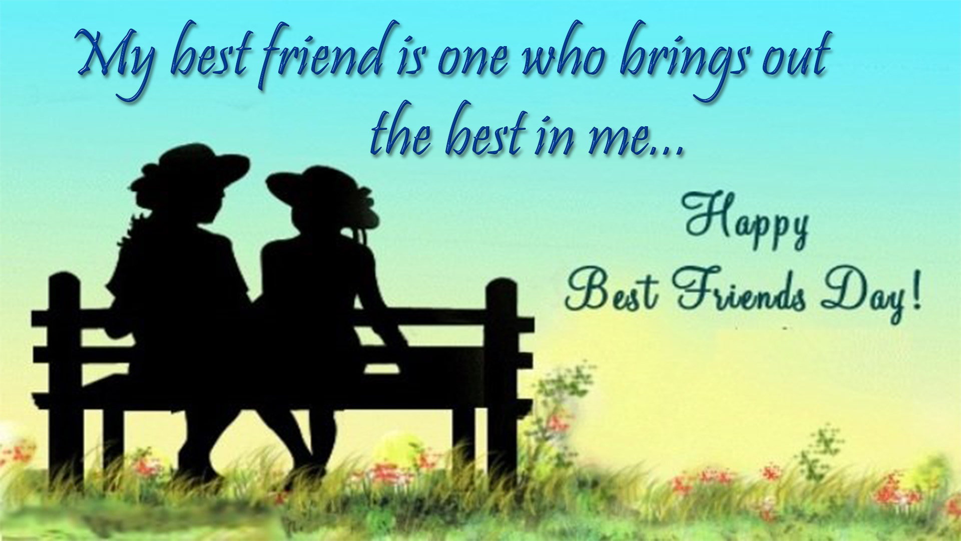 best friend day quotes hd image