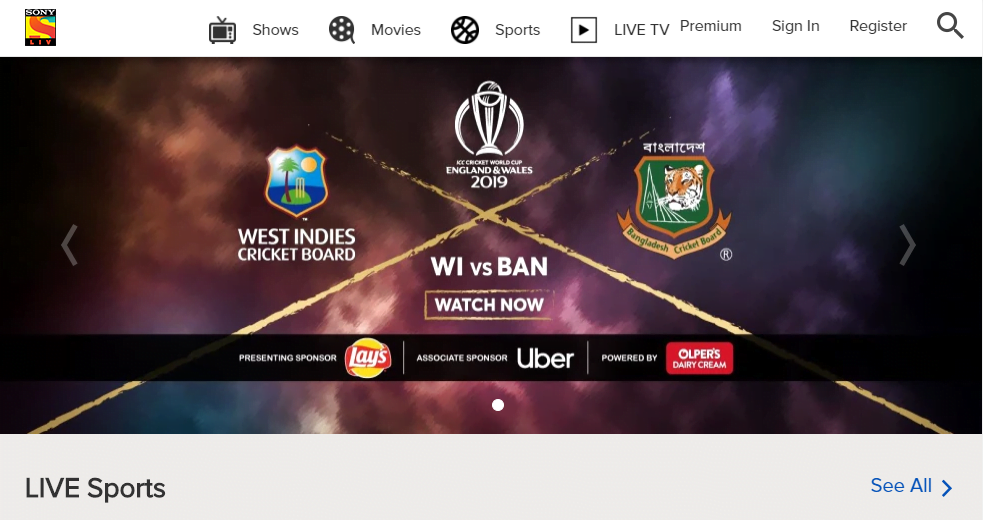 u19 cricket world cup live streaming channel