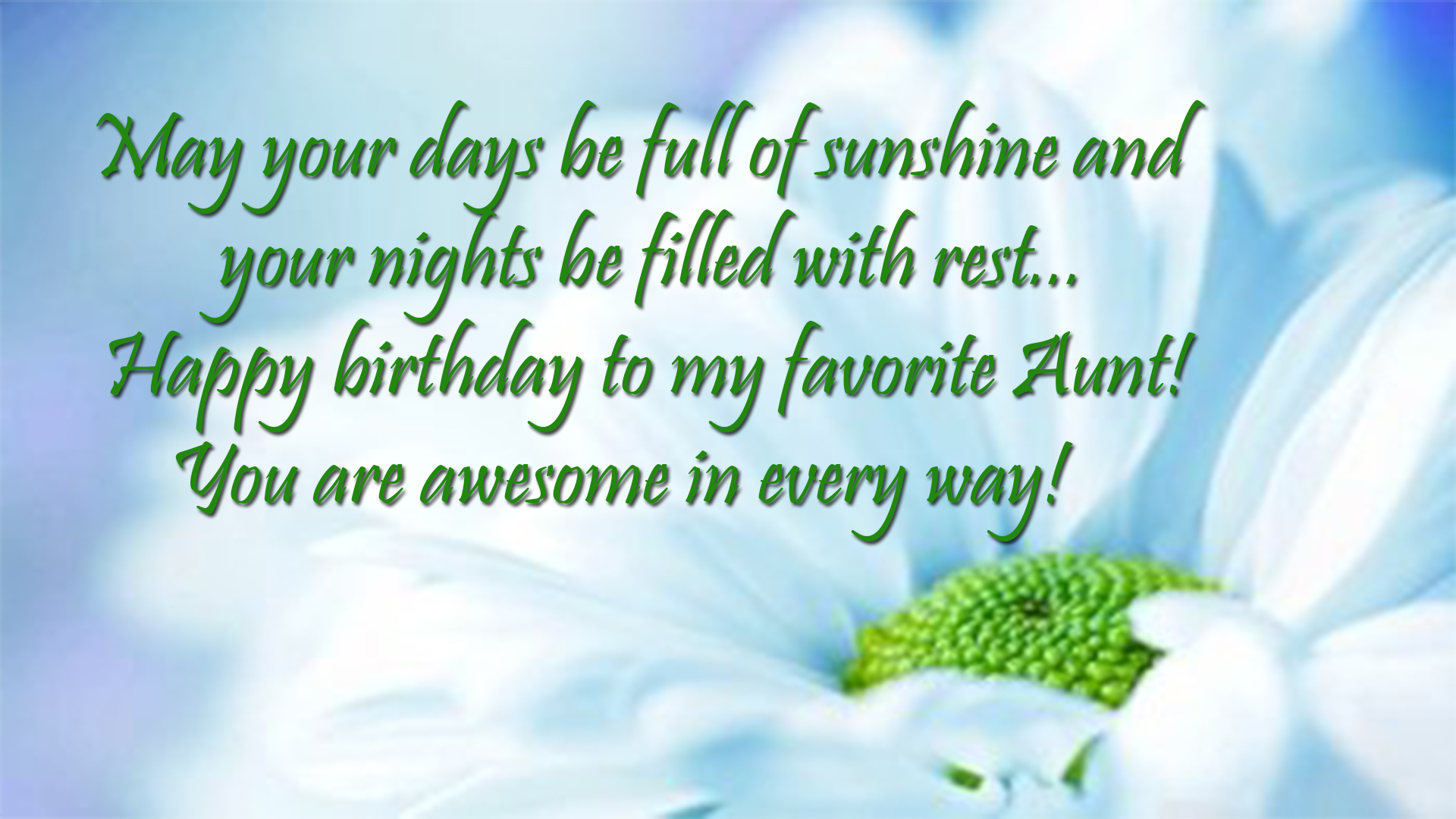 birthday greetings for aunt image