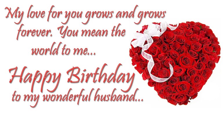 happy birthday message for husband