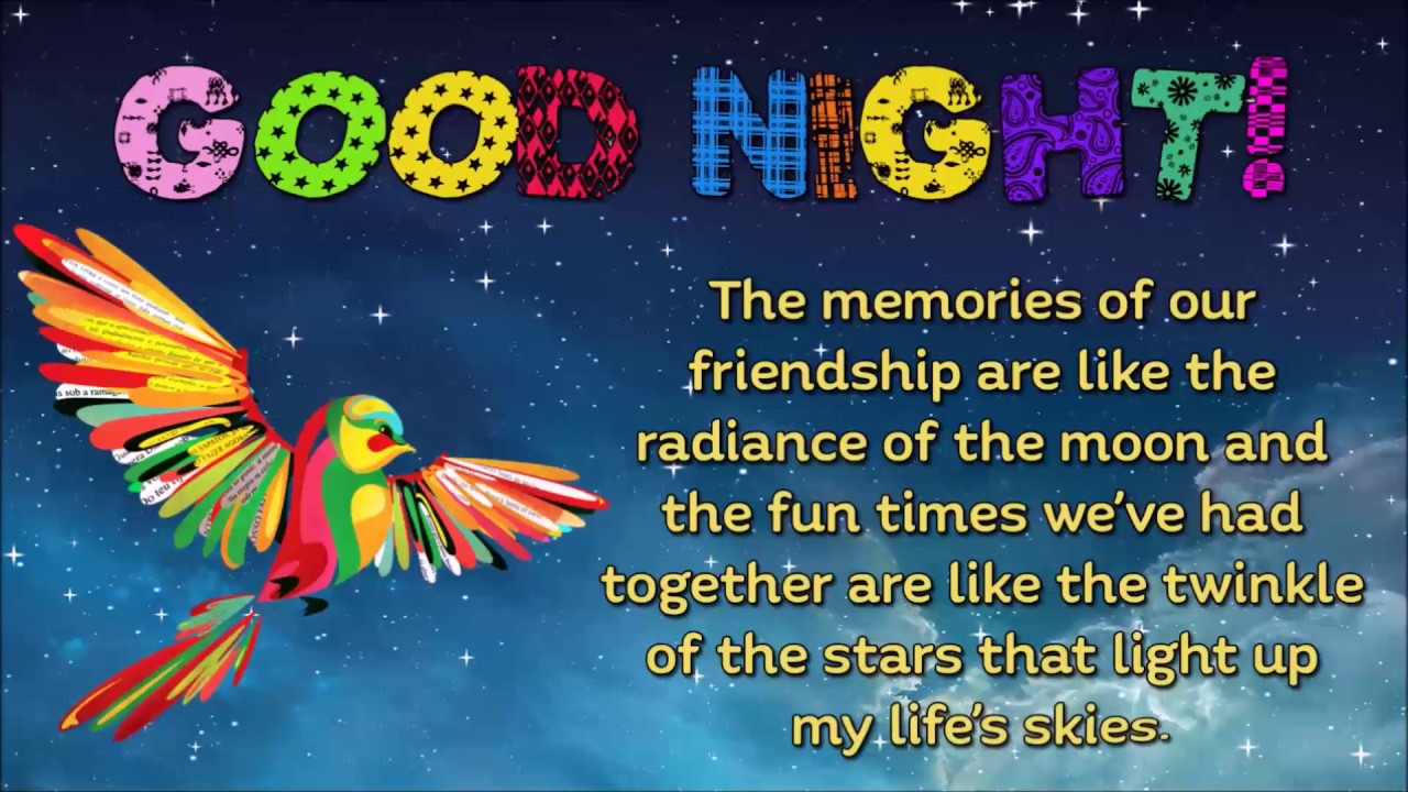 Sweet Good Night Quotes, Messages For Friends and Love